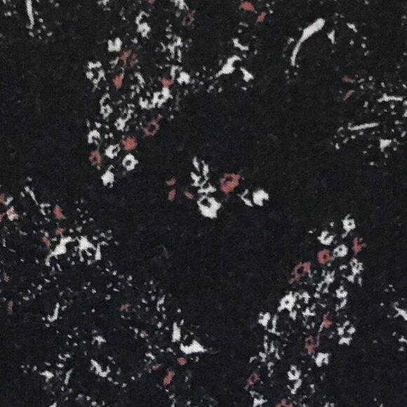 Itty Bitty Floral Cluster Chiffon Ruffled Sleeveless Blouse - Picture 8 of 14